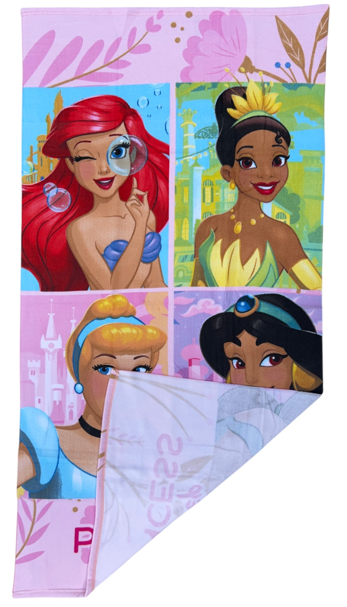 Telo Mare Principesse DISNEY Asciugamano per Bambini in Microfibra CM 140x70 - Pri36-5061
