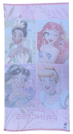 Telo Mare Principesse DISNEY Asciugamano per Bambini in Microfibra CM 140x70 - Pri36-5061