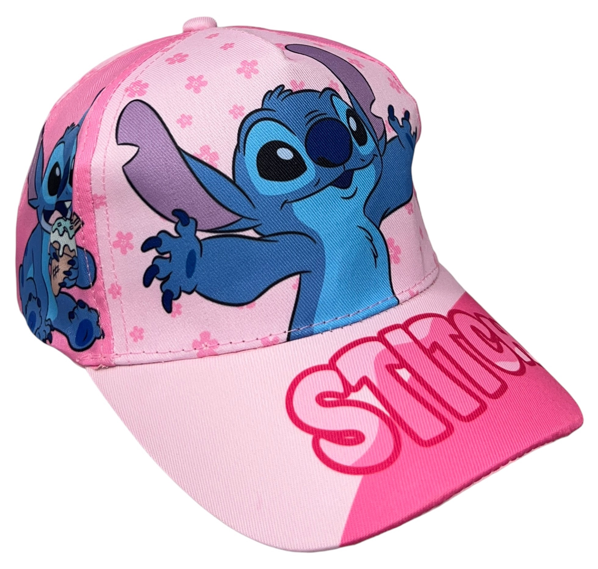Cappello con Visiera Stitch DISNEY Berretto con Chiusura Regolabile Bambina - Lil36-0102