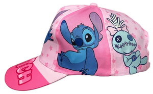 Cappello con Visiera Stitch DISNEY Berretto con Chiusura Regolabile Bambina - Lil36-0102