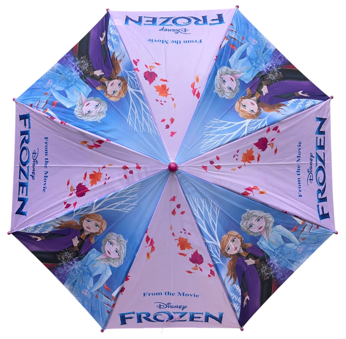 Ombrello Frozen DISNEY per Bambini in Tessuto con Apertura Automatica e Struttura 8 Raggi - Fro24-2620