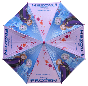 Ombrello Frozen DISNEY per Bambini in Tessuto con Apertura Automatica e Struttura 8 Raggi - Fro24-2620