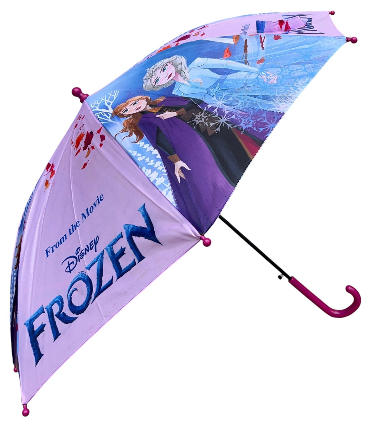 Ombrello Frozen DISNEY per Bambini in Tessuto con Apertura Automatica e Struttura 8 Raggi - Fro24-2620
