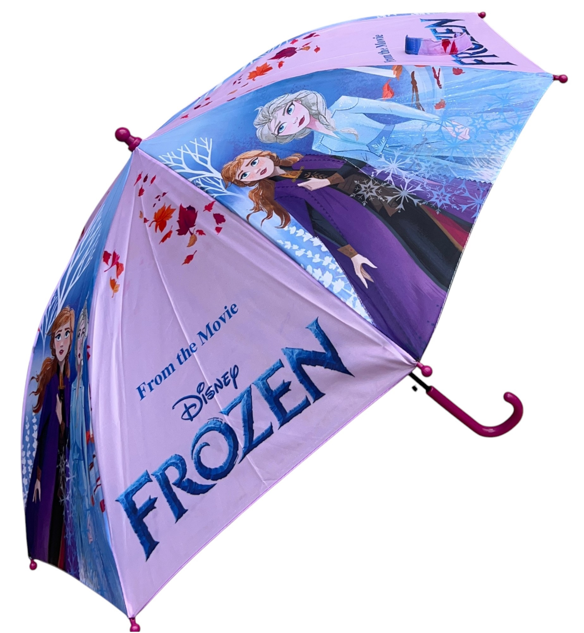 Ombrello Frozen DISNEY per Bambini in Tessuto con Apertura Automatica e Struttura 8 Raggi - Fro24-2620