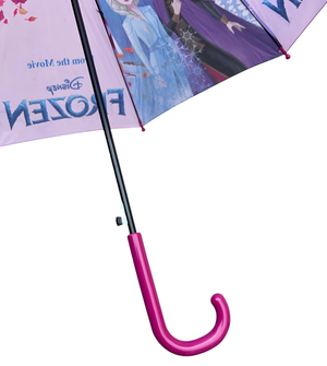 Ombrello Frozen DISNEY per Bambini in Tessuto con Apertura Automatica e Struttura 8 Raggi - Fro24-2620