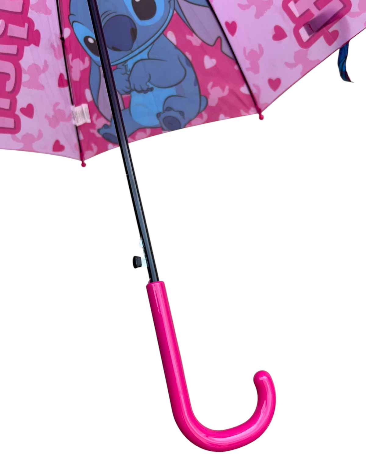 Ombrello Stitch DISNEY per Bambini in Tessuto con Apertura Automatica e Struttura 8 Raggi - Lil24-2625