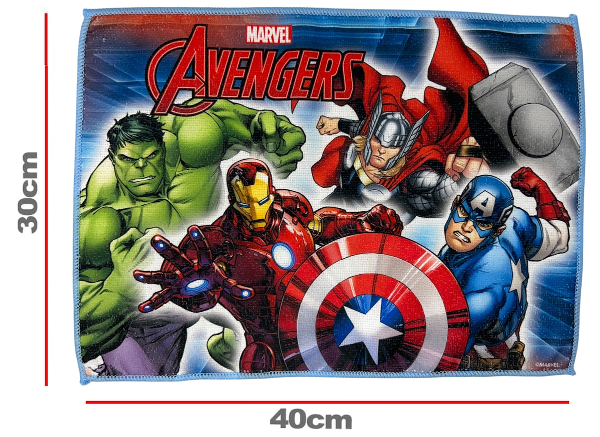 Tovaglietta Avengers MARVEL in Tessuto da Colazione Pranzo Cm.40x30 - Av1164
