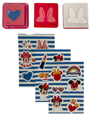 Diario Segreto Glitter Minnie DISNEY con Penna Magica e Accessori con Confezione - Min0824