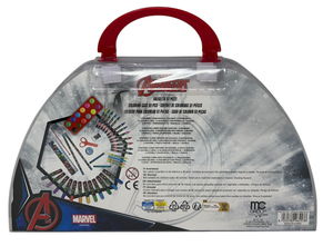 Valigetta Colori Avengers MARVEL Set Cancelleria 51 Pezzi per Bambini - Av1107