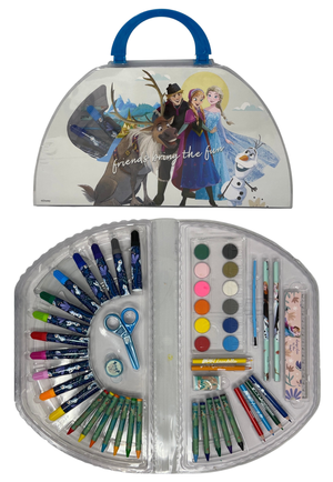 Valigetta Colori Frozen DISNEY Set Cancelleria 51 Pezzi per Bambini - Fr1107