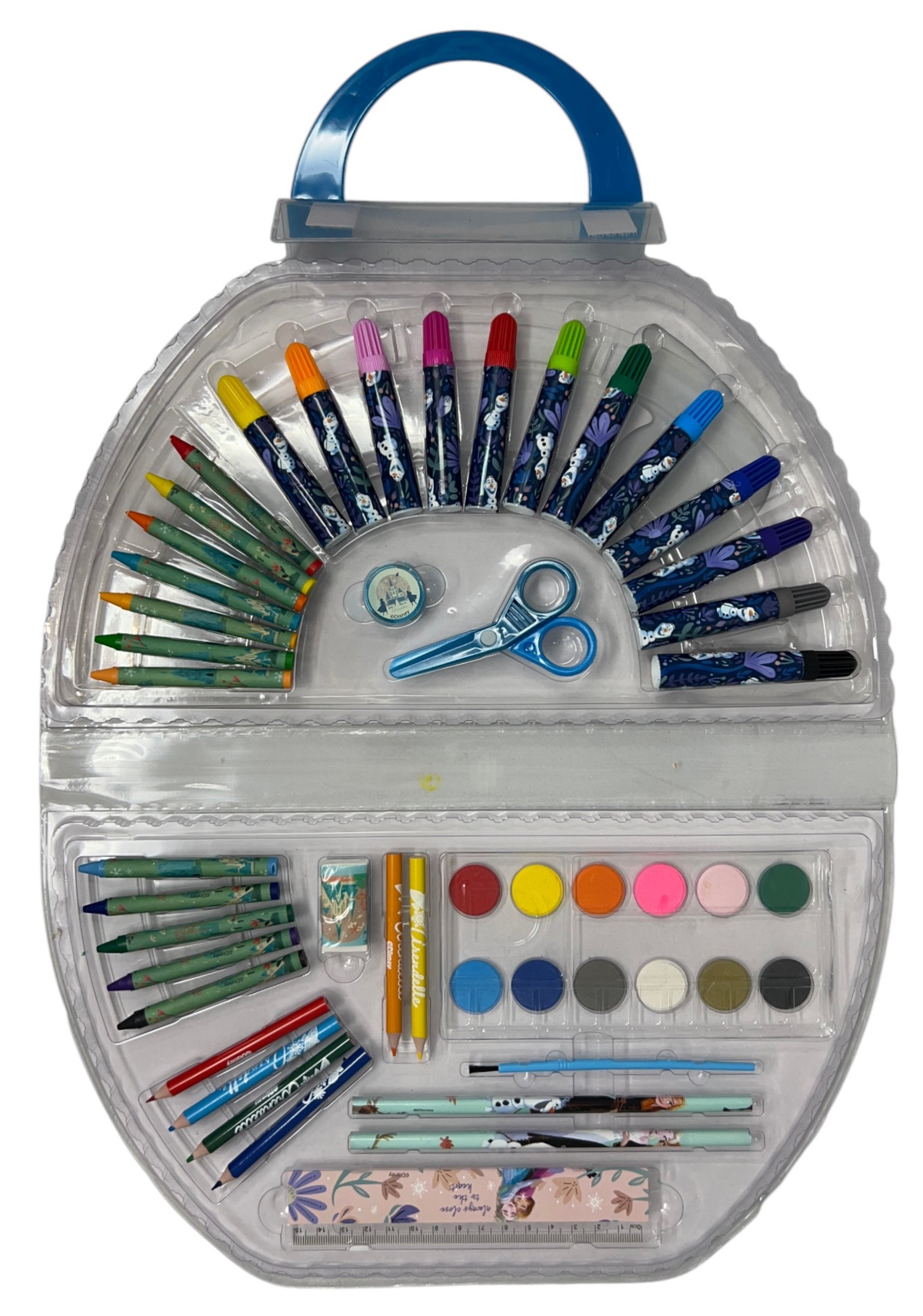 Valigetta Colori Frozen DISNEY Set Cancelleria 51 Pezzi per Bambini - Fr1107