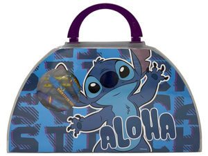 Valigetta Colori Stitch DISNEY Set Cancelleria 51 Pezzi per Bambini - Lst1107