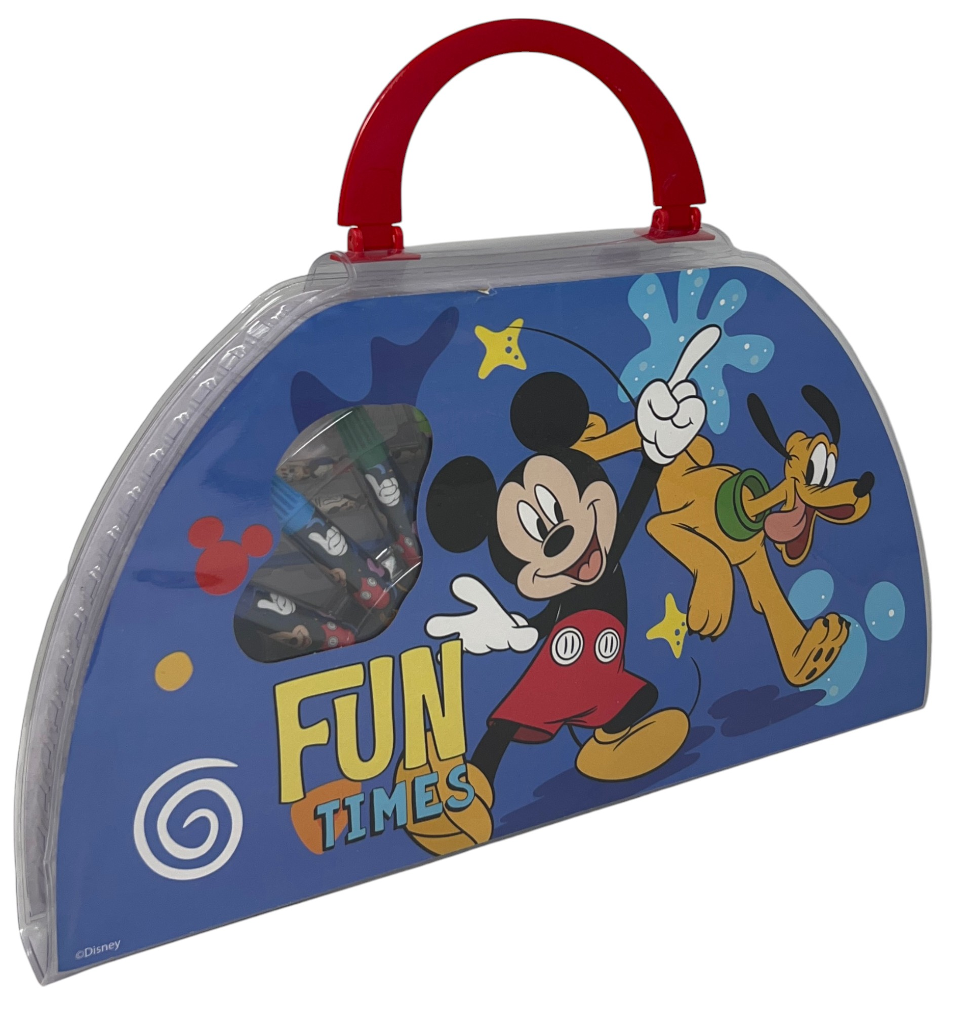 Valigetta Colori Topolino DISNEY Set Cancelleria 51 Pezzi per Bambini - Mic1107