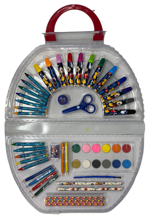 Valigetta Colori Topolino DISNEY Set Cancelleria 51 Pezzi per Bambini - Mic1107