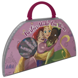 Valigetta Colori Principesse DISNEY Set Cancelleria 51 Pezzi per Bambini - Pr1107