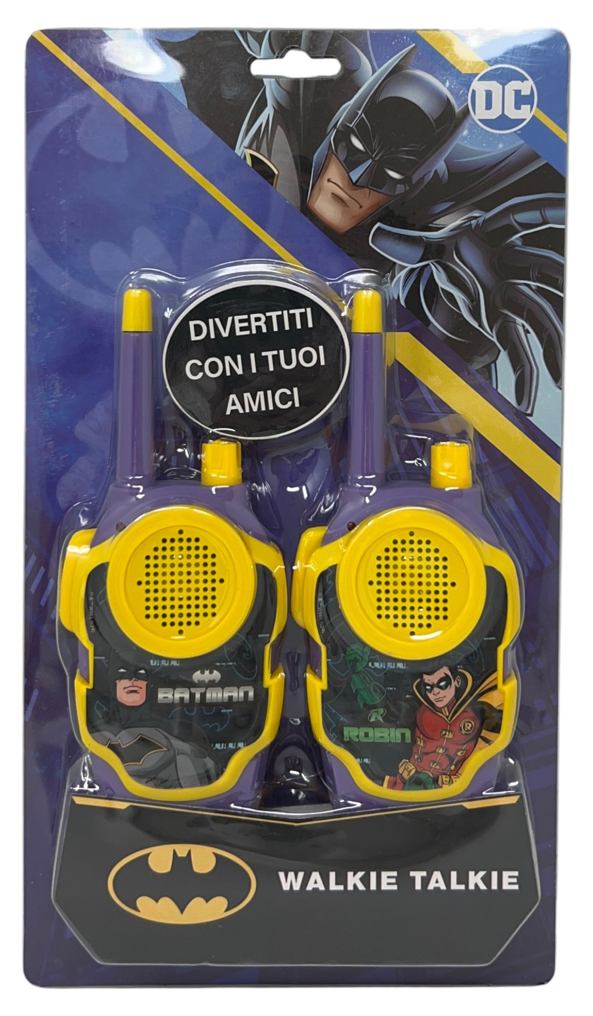 Walkie Talkie Batman 2 Radiotrasmittenti per Bambini Distanza 11 Metri - Ba1064