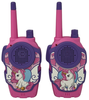 Walkie Talkie Unicorno 2 Radiotrasmittenti per Bambini Distanza 11 Metri - Uni1064