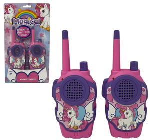 Walkie Talkie Unicorno 2 Radiotrasmittenti per Bambini Distanza 11 Metri - Uni1064