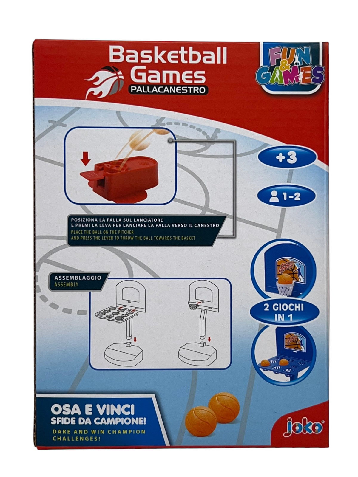 Mini Basketball Gioco da Tavolo Pallacanestro per Bambini - Toy0834