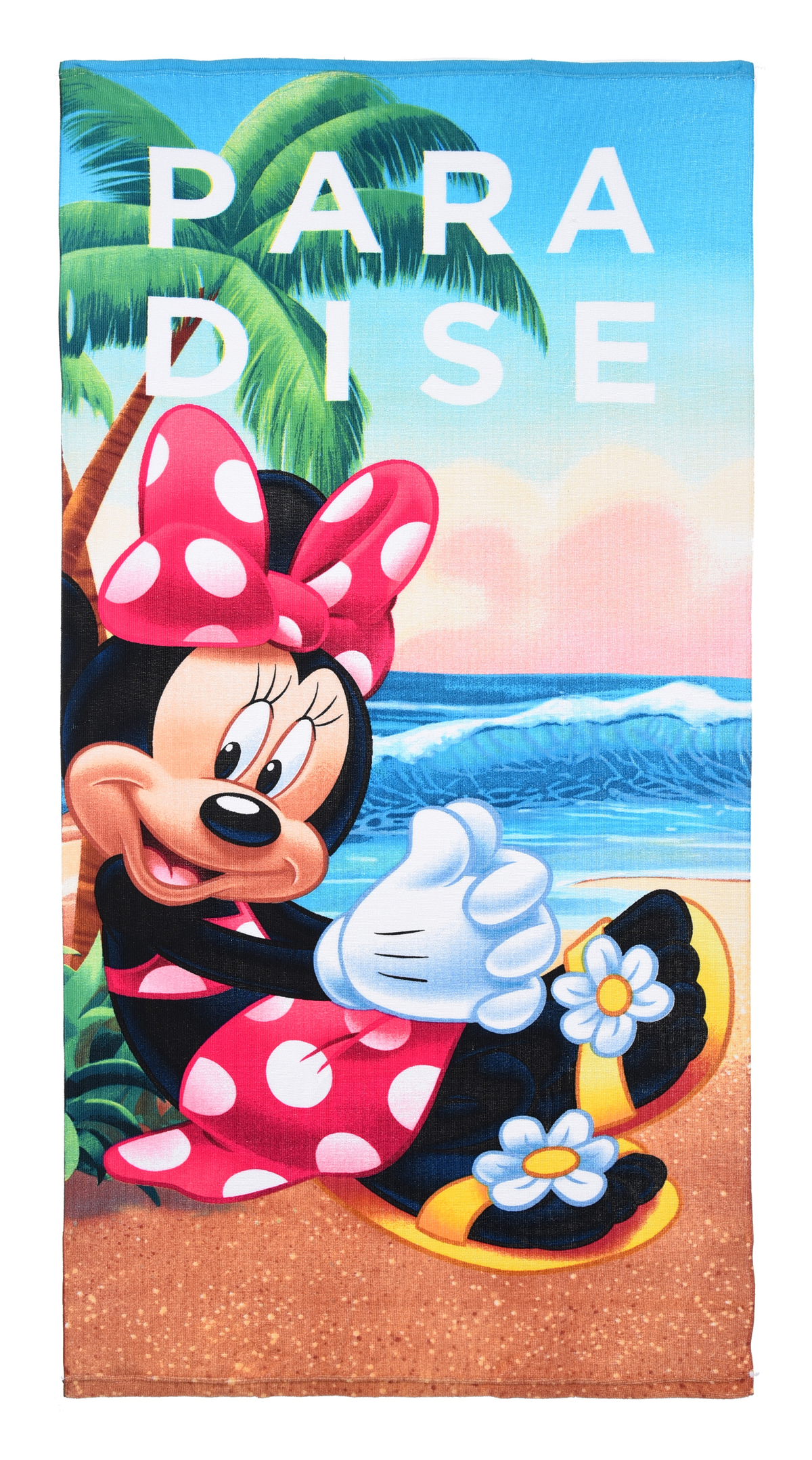 Telo Mare Minnie DISNEY Asciugamano per Bambini in Microfibra CM 140x70 - Ye18220