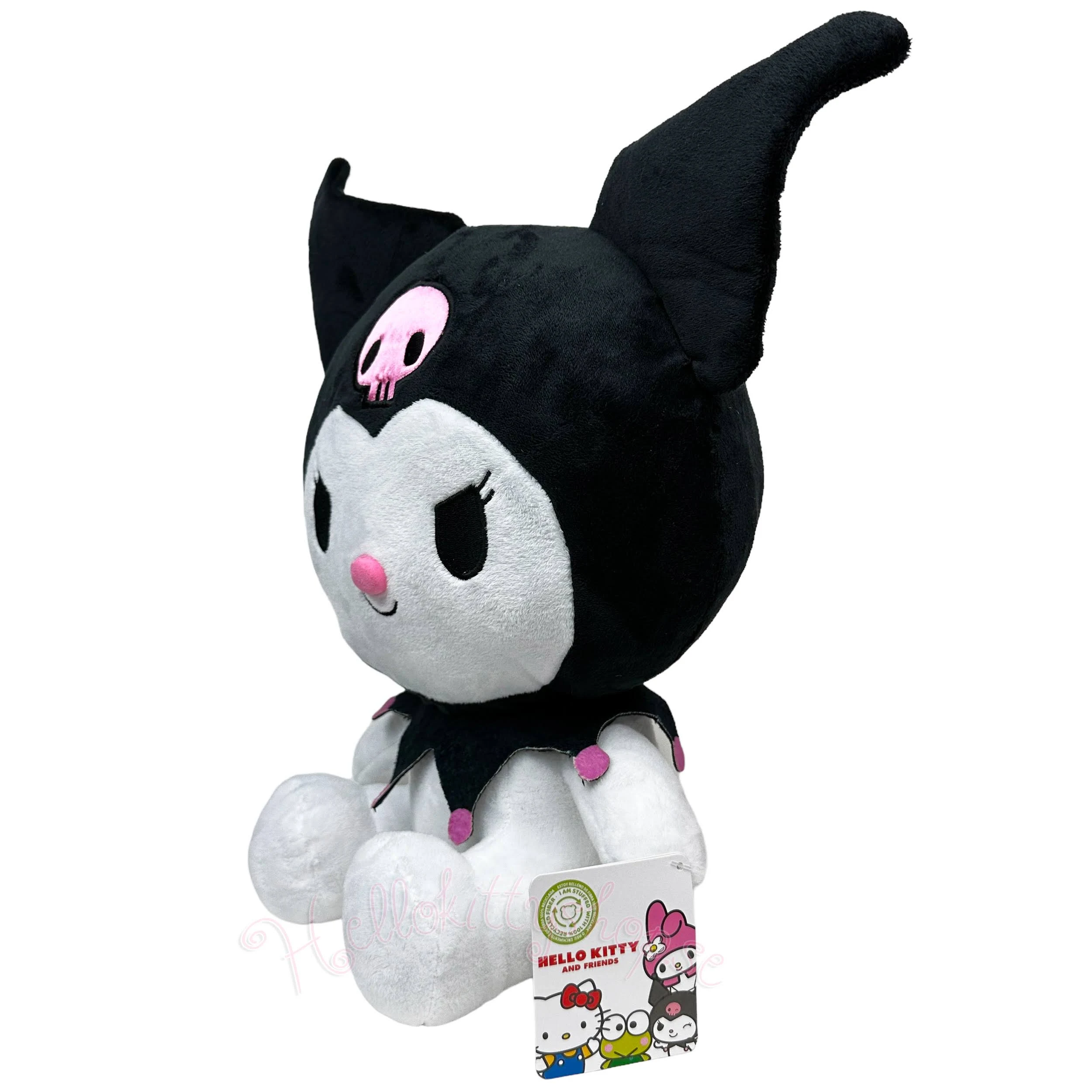 Peluche Kuromi Sanrio Morbido Pupazzo 17 CM in Fibra Riciclata - 760025196