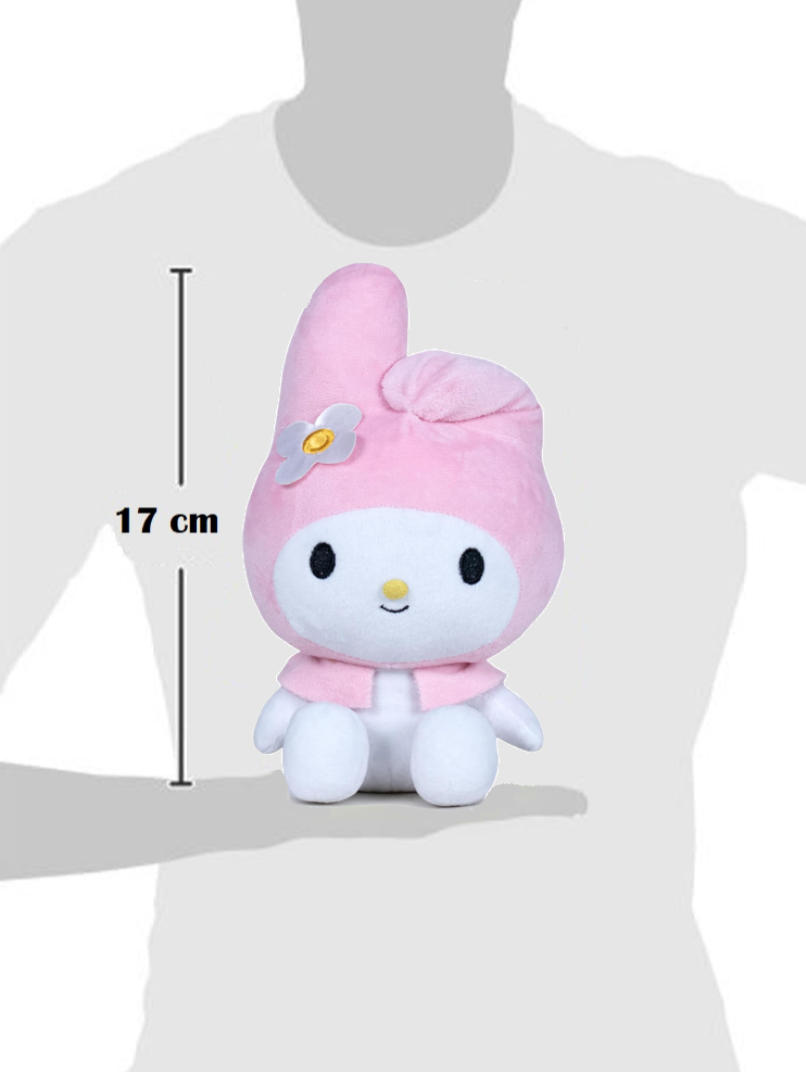 Peluche My Melody Sanrio Morbido Pupazzo 17 CM in Fibra Riciclata - 760025083/mymelody