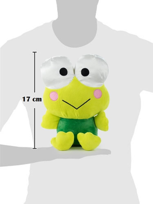 Peluche Keroppi Sanrio Morbido Pupazzo Ranocchia 17 CM in Fibra Riciclata - 760025083/keroppi