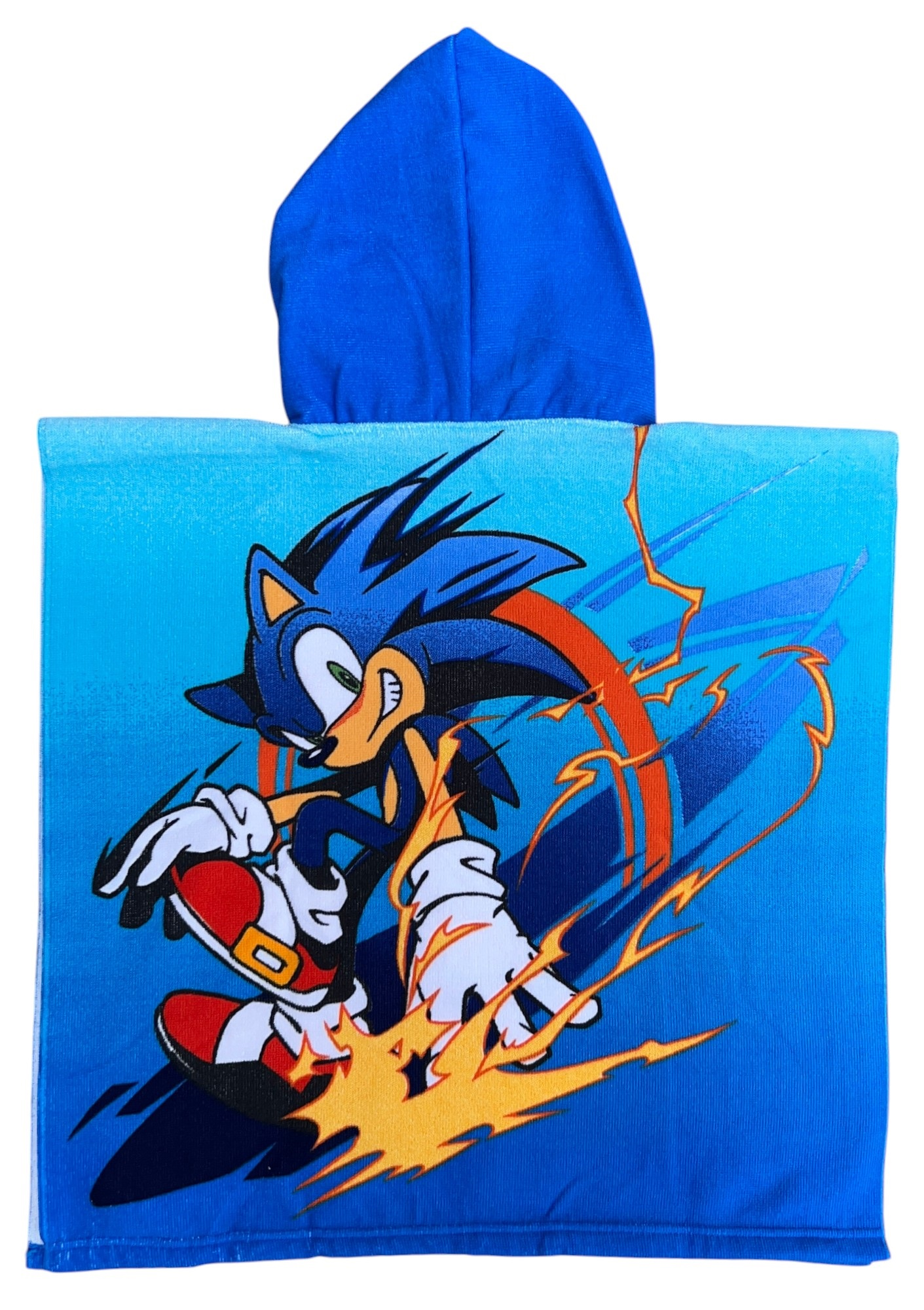 Poncho Mare Sonic 110 X 55 CM Accappatoio per Bambini Microfibra - Ye18283