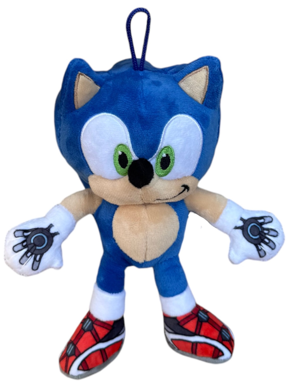 Peluche Sonic Prime Morbido Pupazzo 20 CM con Laccetto Riccio Blu Supersonico - Pts242562a/20
