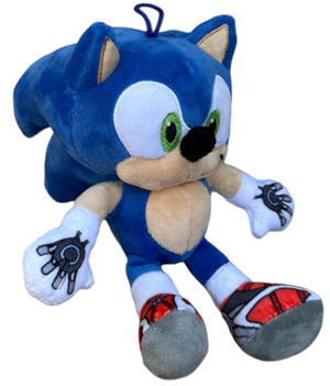 Peluche Sonic Prime Morbido Pupazzo 20 CM con Laccetto Riccio Blu Supersonico - Pts242562a/20
