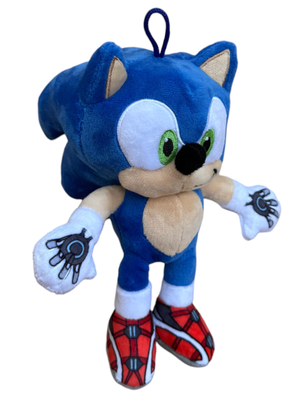 Peluche Sonic Prime Morbido Pupazzo 20 CM con Laccetto Riccio Blu Supersonico - Pts242562a/20