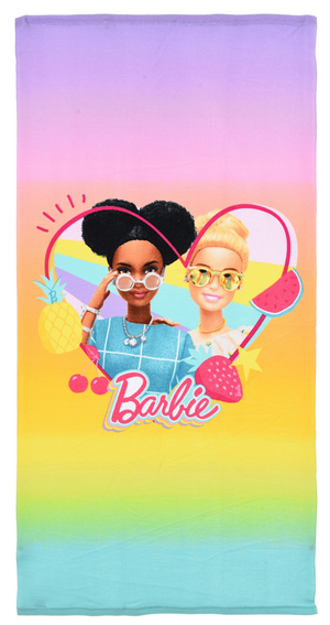 Telo Mare Barbie Asciugamano per Bambini in Microfibra CM 140x70 - Ye18027