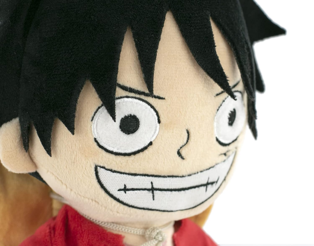 Peluche Luffy Cappello di Paglia One Piece Morbido Pupazzo 30 CM in Fibra Riciclata - 16001836
