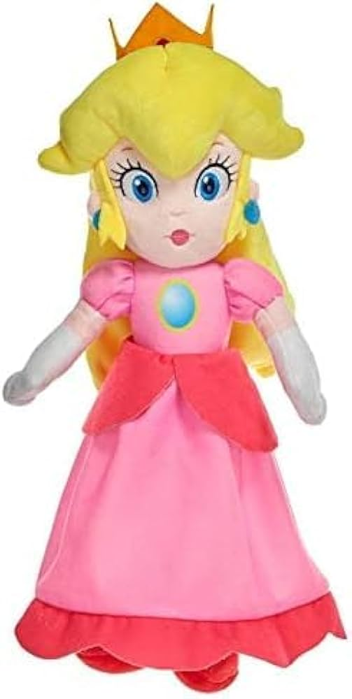 Peluche Principessa Peach Super Mario Morbido Pupazzo 36 CM - 51743ld