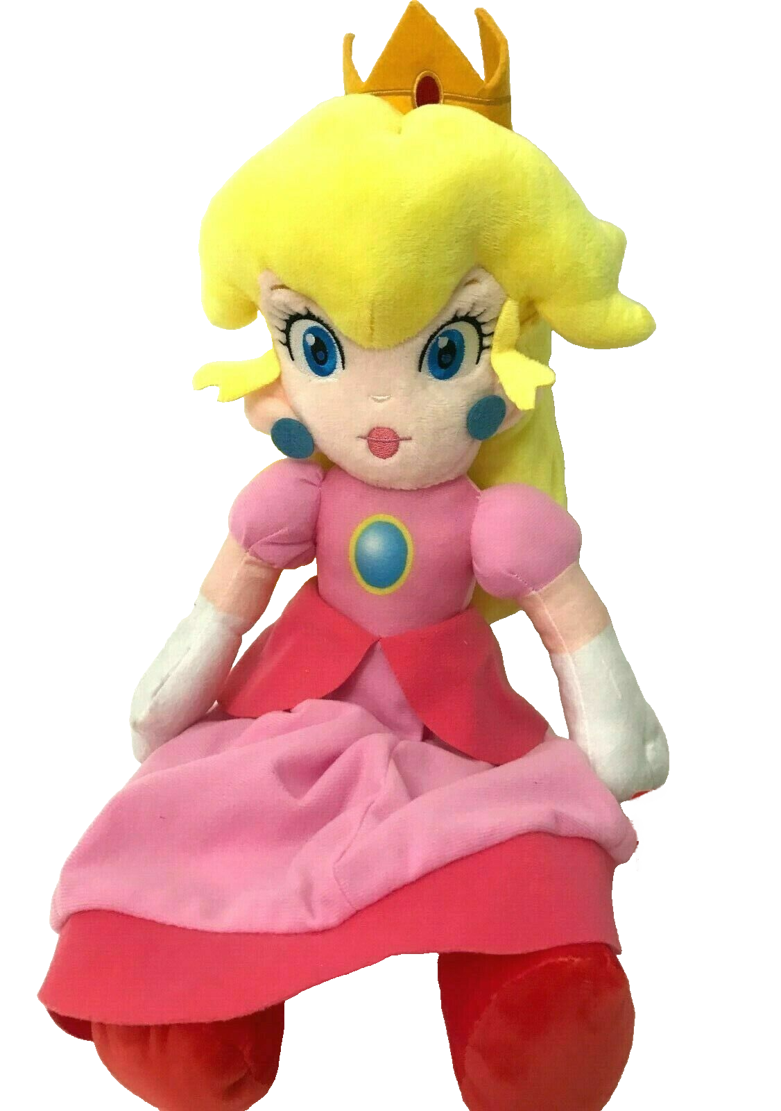 Peluche Principessa Peach Super Mario Morbido Pupazzo 36 CM - 51743ld