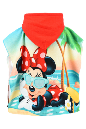 Poncho Mare Minnie DISNEY 110 X 55 CM Accappatoio per Bambini Microfibra - Ye18253