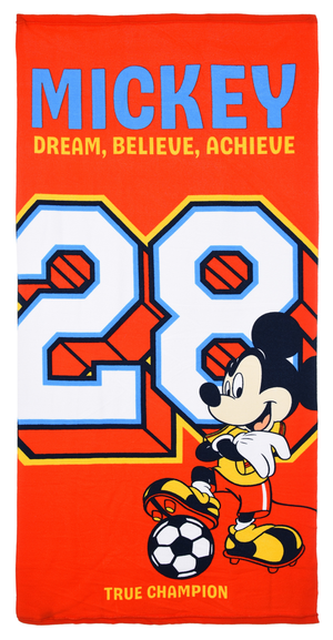 Telo Mare Topolino DISNEY Asciugamano per Bambini in Microfibra CM 140x70 - Ye18078