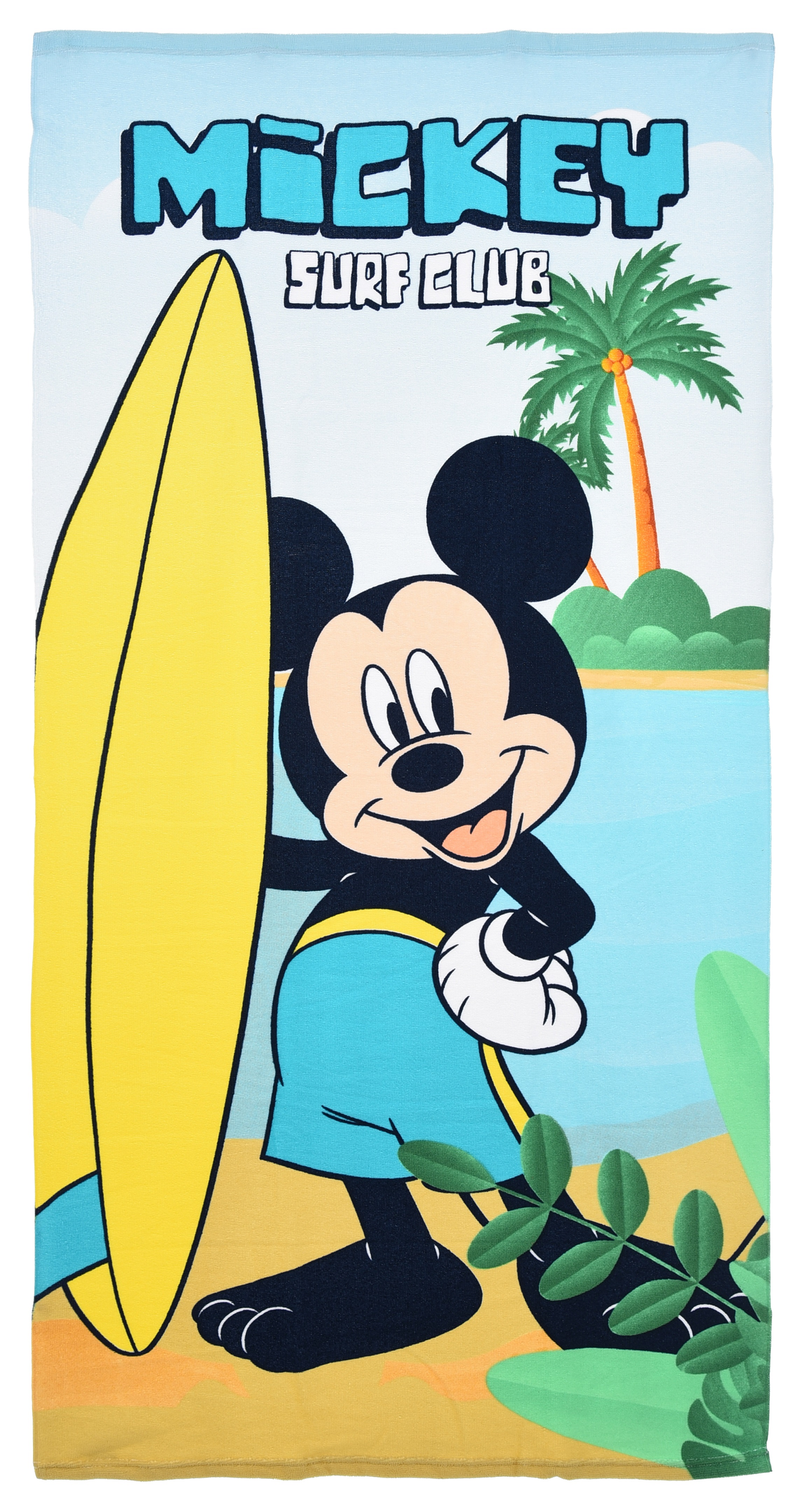 Telo Mare Topolino DISNEY Asciugamano per Bambini in Microfibra CM 140x70 - Ye18203