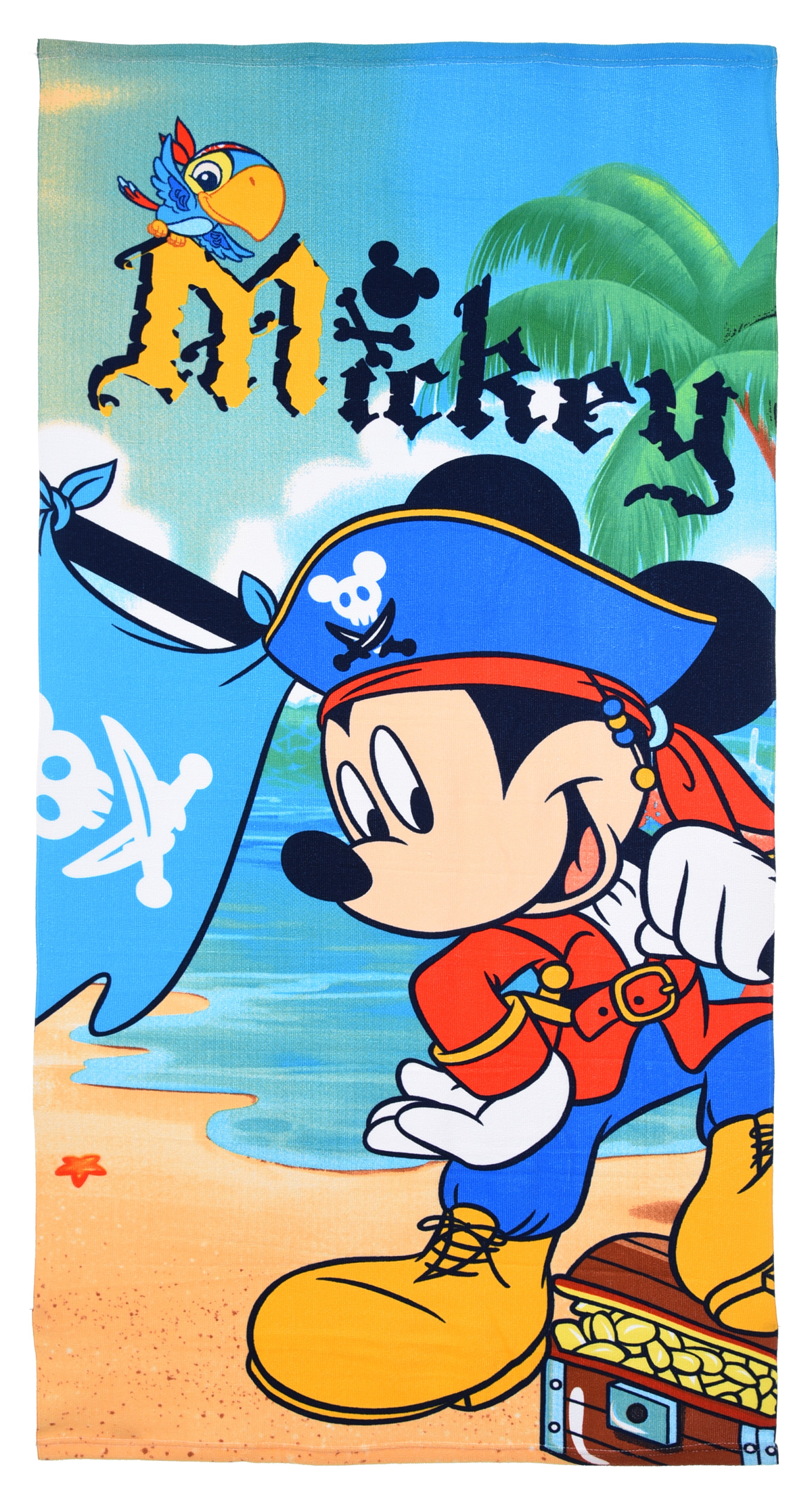 Telo Mare Topolino DISNEY Asciugamano per Bambini in Microfibra CM 140x70 - Ye18218