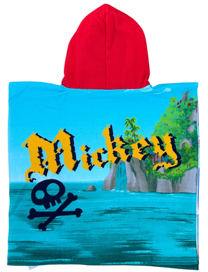 Poncho Mare Topolino DISNEY 110 X 55 CM Accappatoio per Bambini Microfibra - Ye18252