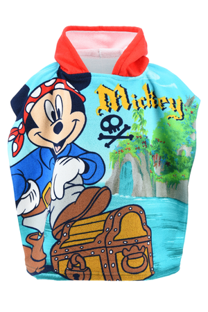 Poncho Mare Topolino DISNEY 110 X 55 CM Accappatoio per Bambini Microfibra - Ye18252