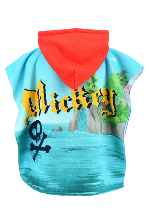 Poncho Mare Topolino DISNEY 110 X 55 CM Accappatoio per Bambini Microfibra - Ye18252