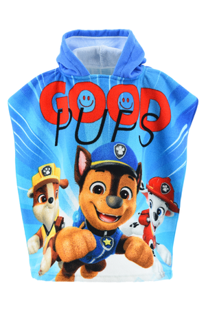 Poncho Mare Paw Patrol 110 X 55 CM Accappatoio per Bambini Microfibra - Ye18106