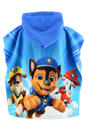 Poncho Mare Paw Patrol 110 X 55 CM Accappatoio per Bambini Microfibra - Ye18106