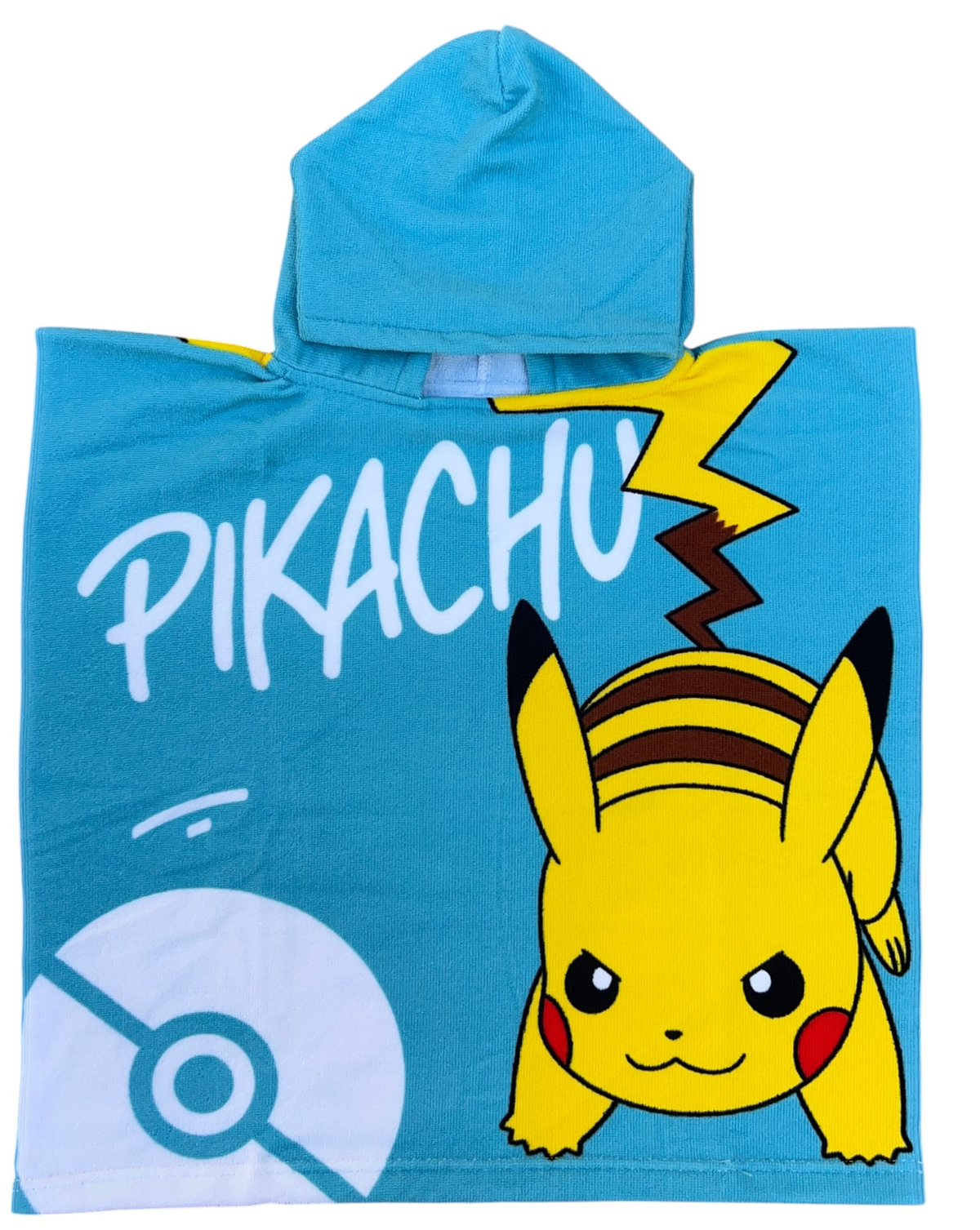 Poncho Mare Pikachu 110 X 55 CM Accappatoio per Bambini Microfibra - Ye18177