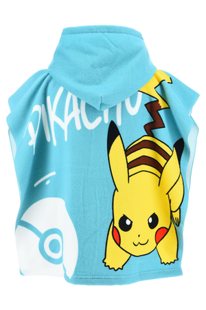 Poncho Mare Pikachu 110 X 55 CM Accappatoio per Bambini Microfibra - Ye18177