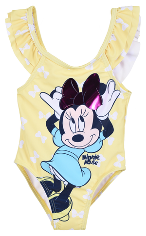 Costume Mare Minnie Mouse DISNEY Intero 1 Pezzo Neonata 12/36 Mesi - Ye05015giallo
