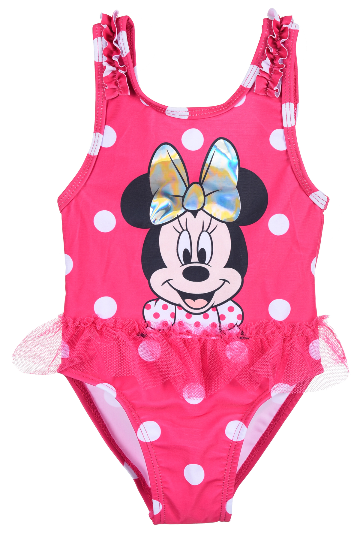 Costume Mare Minnie Mouse DISNEY Intero 1 Pezzo Neonata 12/36 Mesi -Ye05030fucsia