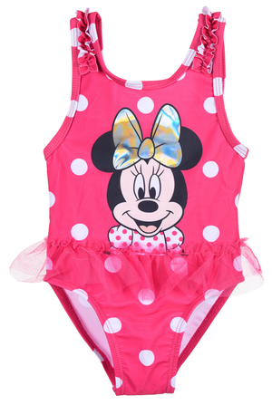Costume Mare Minnie Mouse DISNEY Intero 1 Pezzo Neonata 12/36 Mesi -Ye05030fucsia