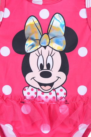 Costume Mare Minnie Mouse DISNEY Intero 1 Pezzo Neonata 12/36 Mesi -Ye05030fucsia